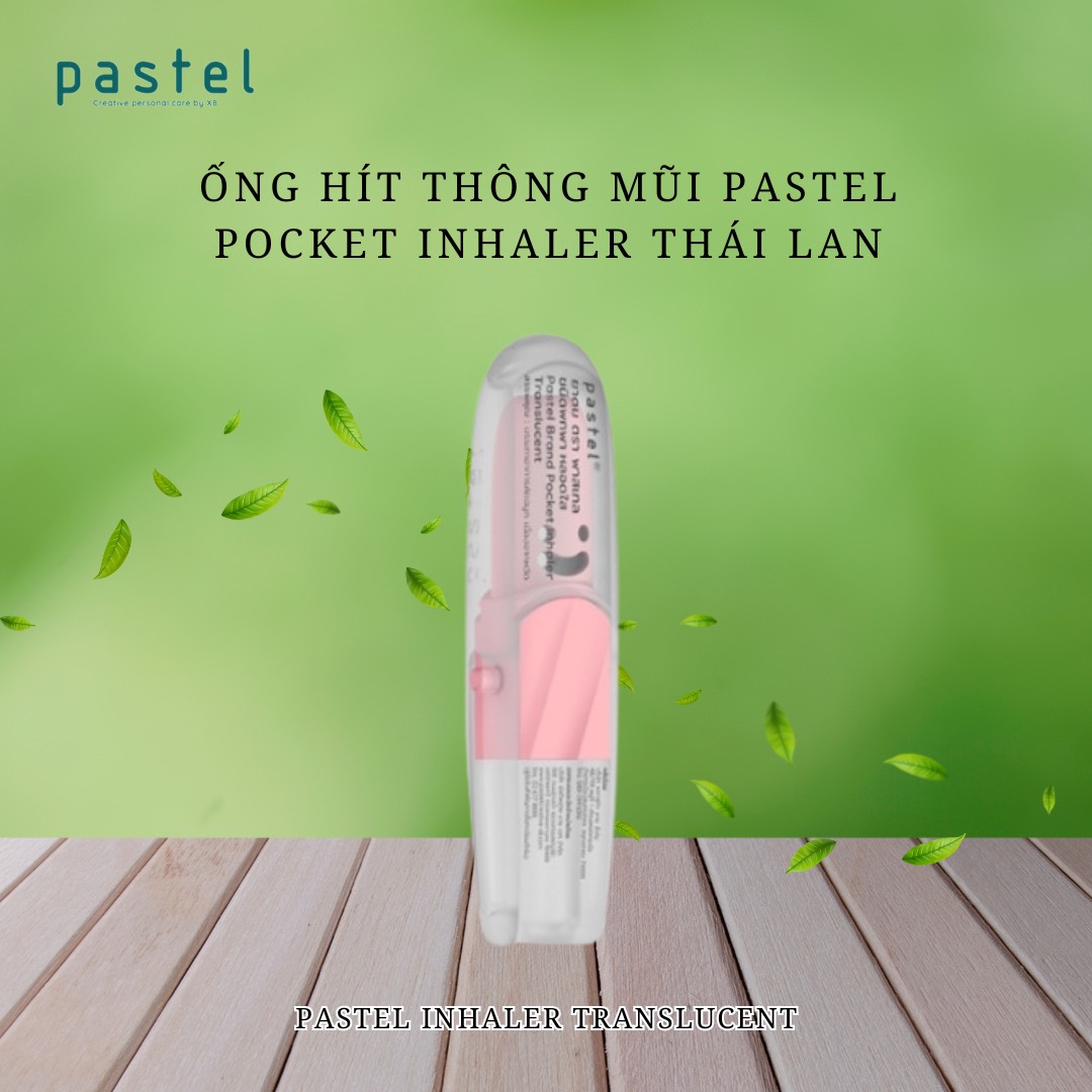 Ống hít Pastel Translucent hồng