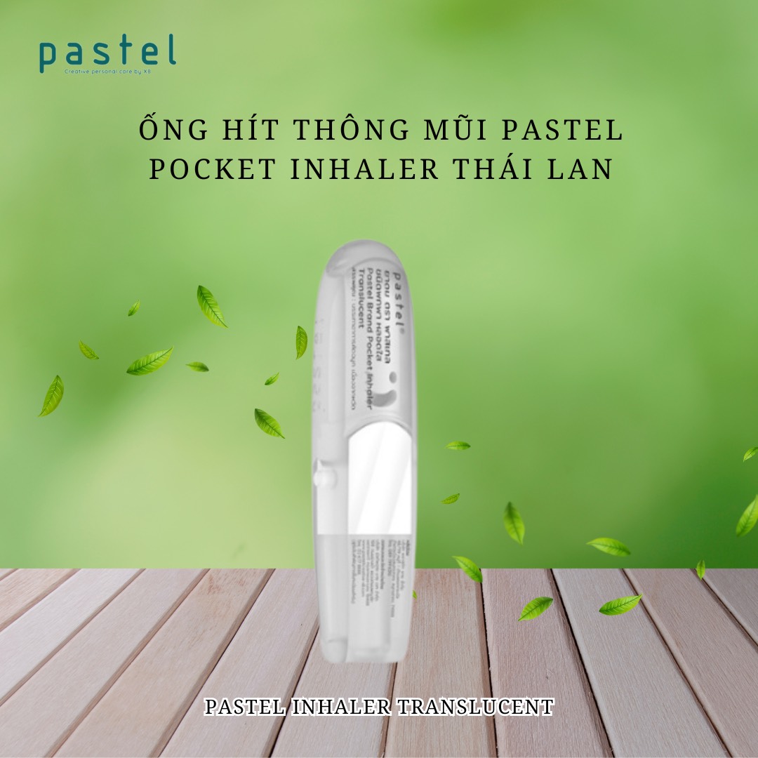 Ống hít Pastel Translucent trắng