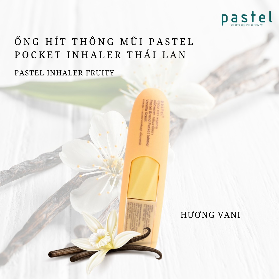Ống hít Pastel Fruity hương Vani (Vanilla Scent)