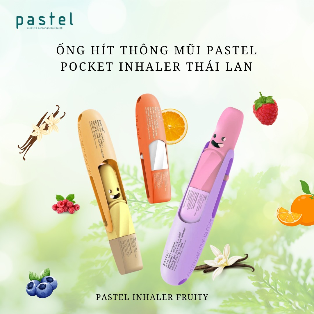 Ống hít Pastel Fruity hương Berry (Mixed Berry Scent)