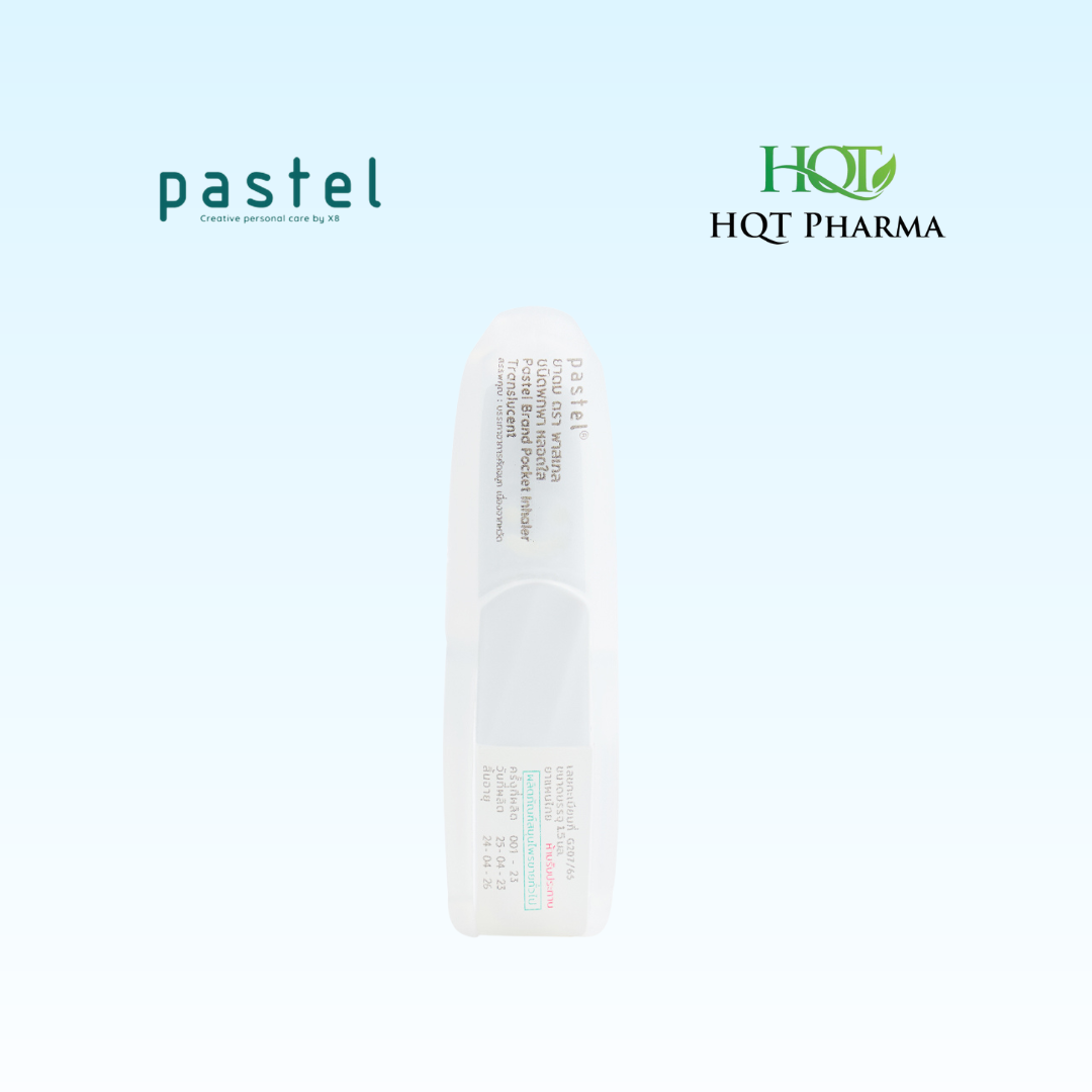 Ống hít Pastel Translucent trắng