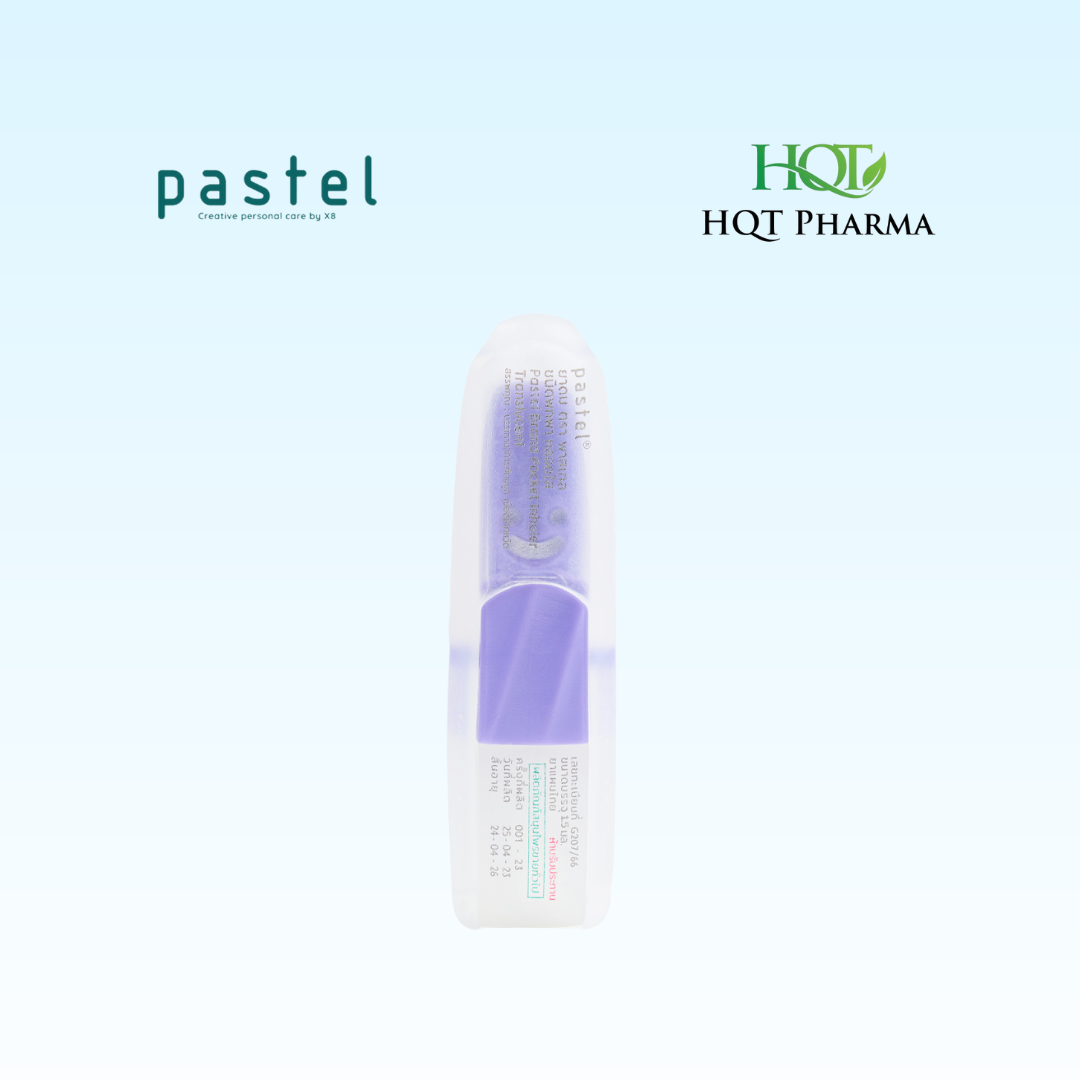 Ống hít Pastel Translucent tím