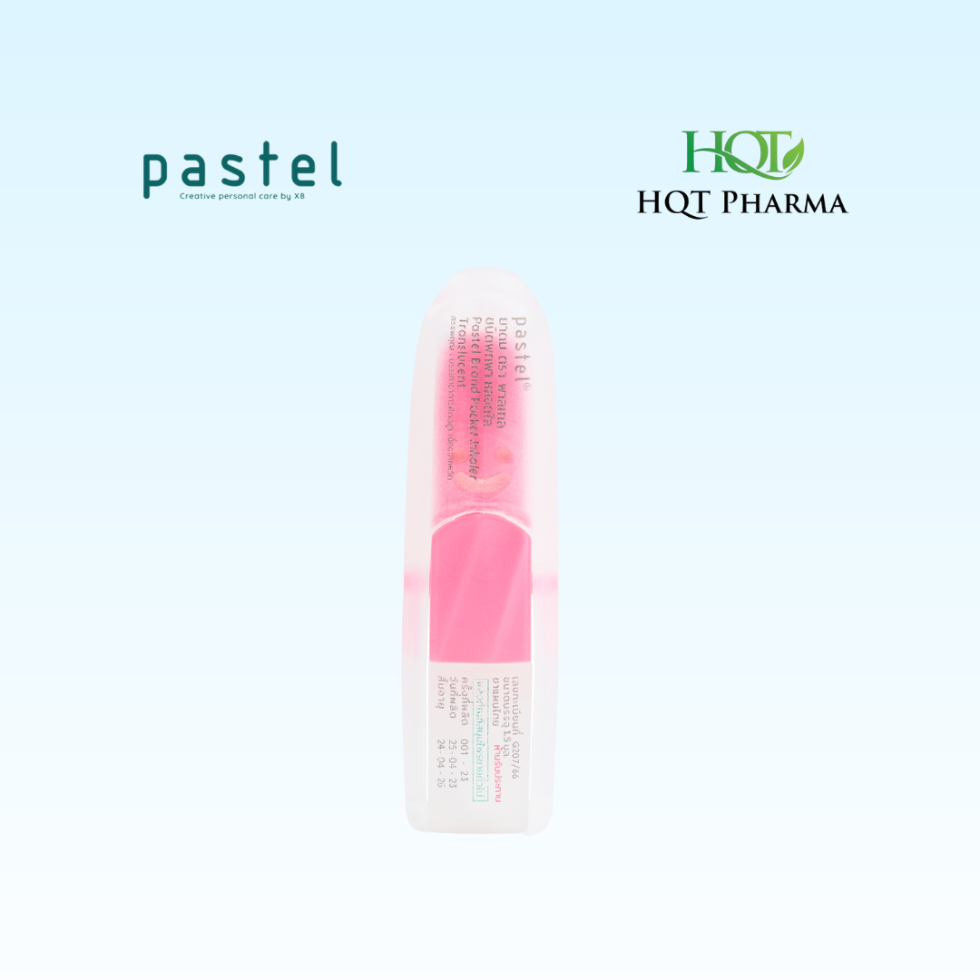 Ống hít Pastel Translucent hồng
