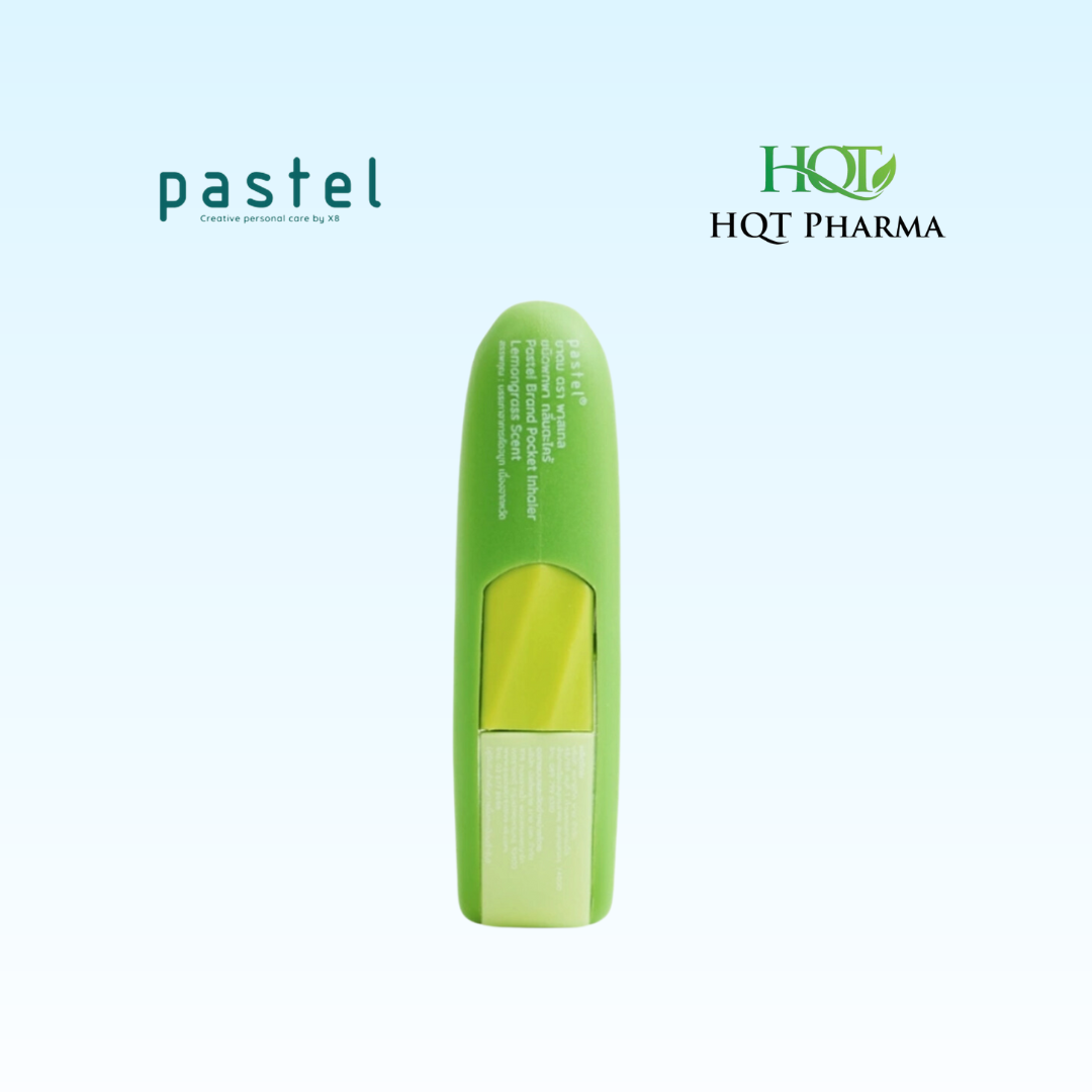 Ống hít Pastel Fruity hương Sả (Lemongrass Scent)
