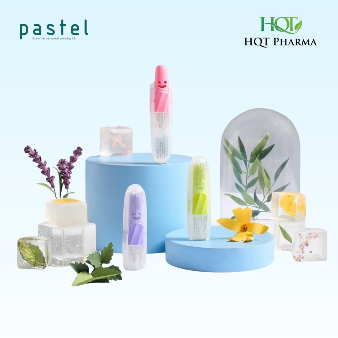 Ống hít Pastel Translucent hồng